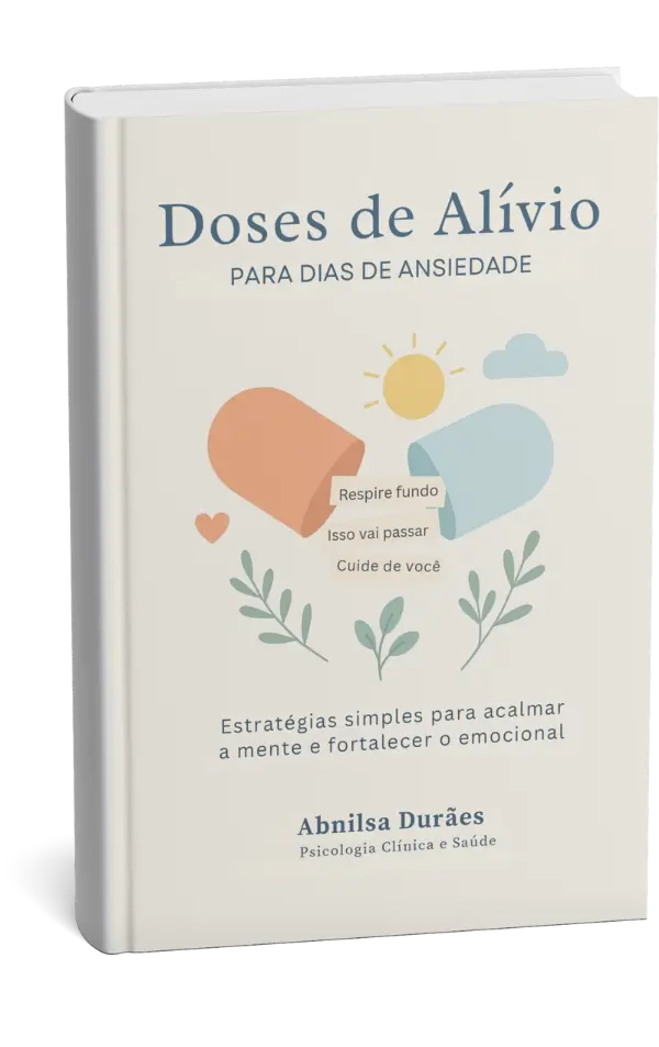 Capa do E-book Doses de Alívio para Dias de Ansiedade